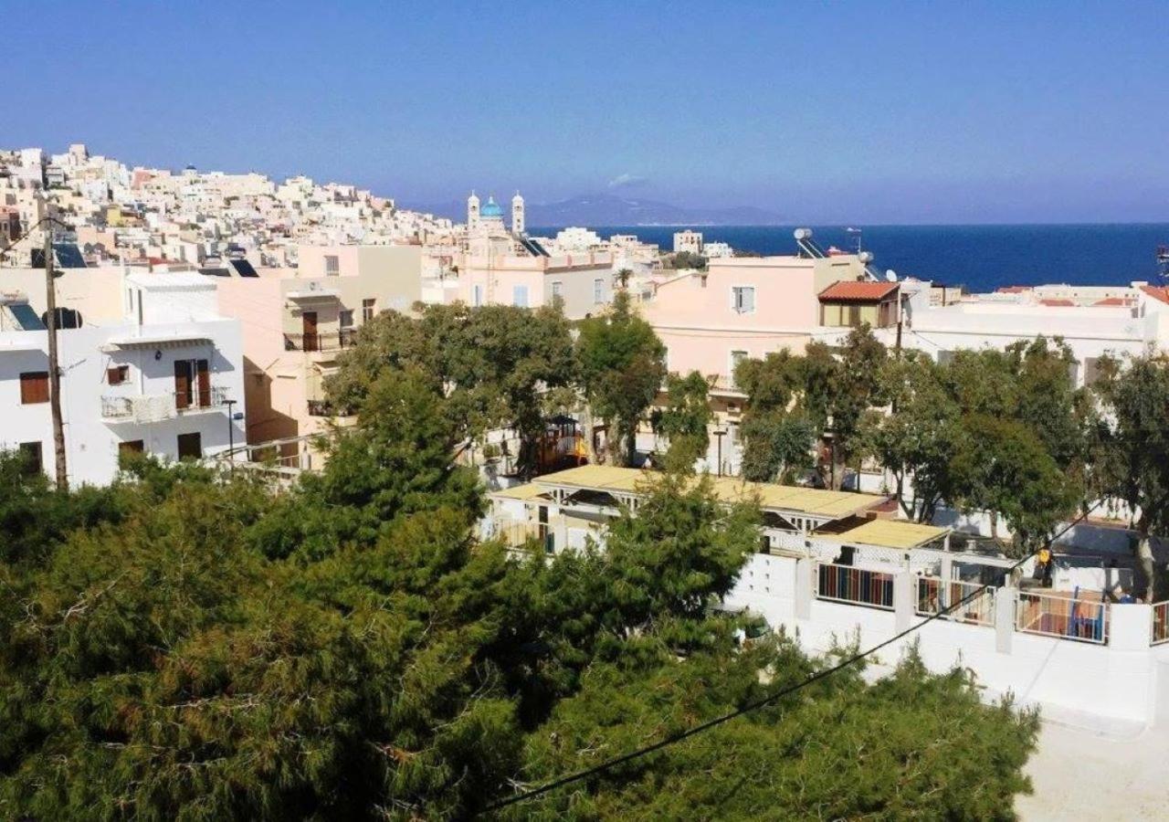 Pefkakia Park Hotel Ermoupoli Bagian luar foto